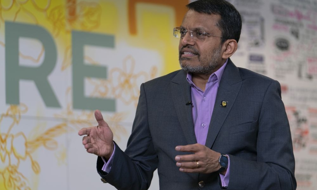 Ông Ravi Menon, Giám đốc điều hành Cơ quan tiền tệ Singapore (MAS) - Ảnh: Bloomberg