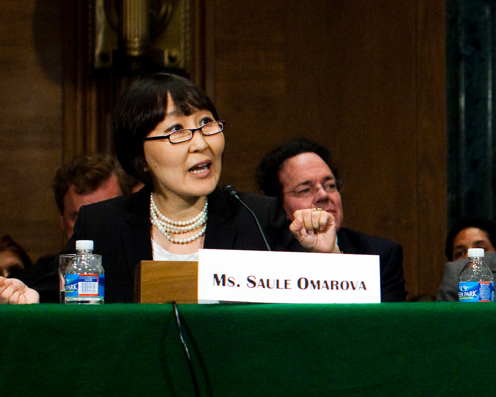 Giáo sư luật Saule Omarova - Ảnh: Getty Images