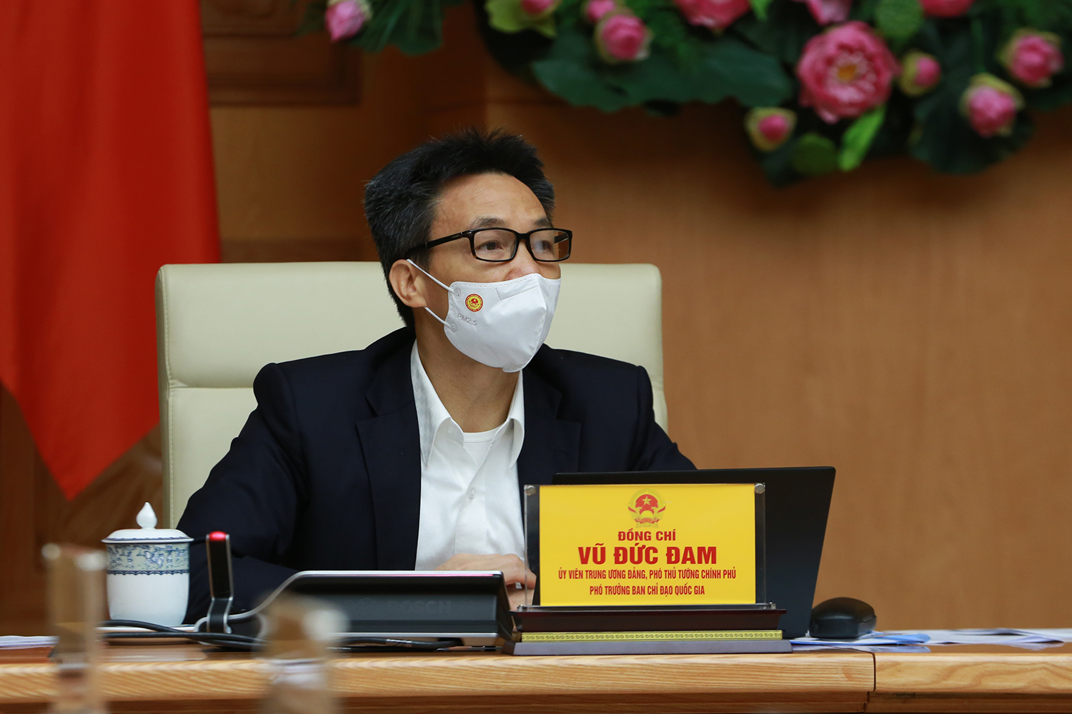 Phó Thủ tướng Vũ Đức Đam tại cuộc họp - Ảnh: VGP