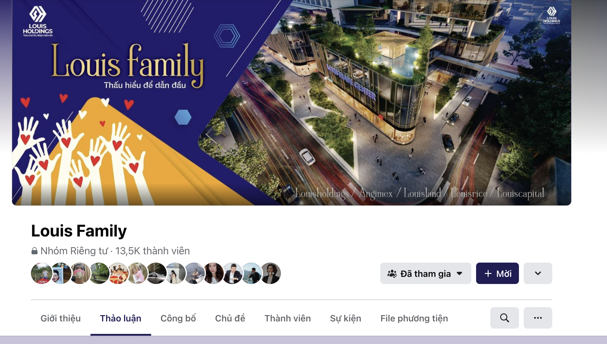 Louis Family từng l&agrave; nơi hoạt động s&ocirc;i nổi của &ocirc;ng Nh&acirc;n lẫn cổ đ&ocirc;ng.