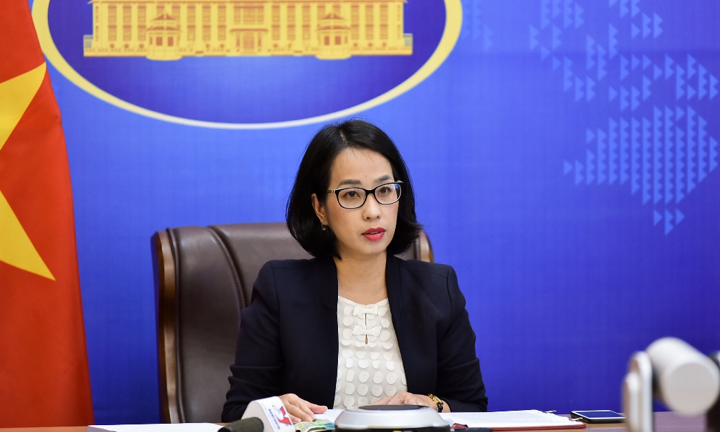 Phó phát ngôn Bộ Ngoại giao Phạm Thu Hằng - Ảnh: Bộ Ngoại giao