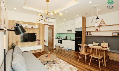 Có gì trong căn hộ 1 phòng ngủ tại The Ori Garden?