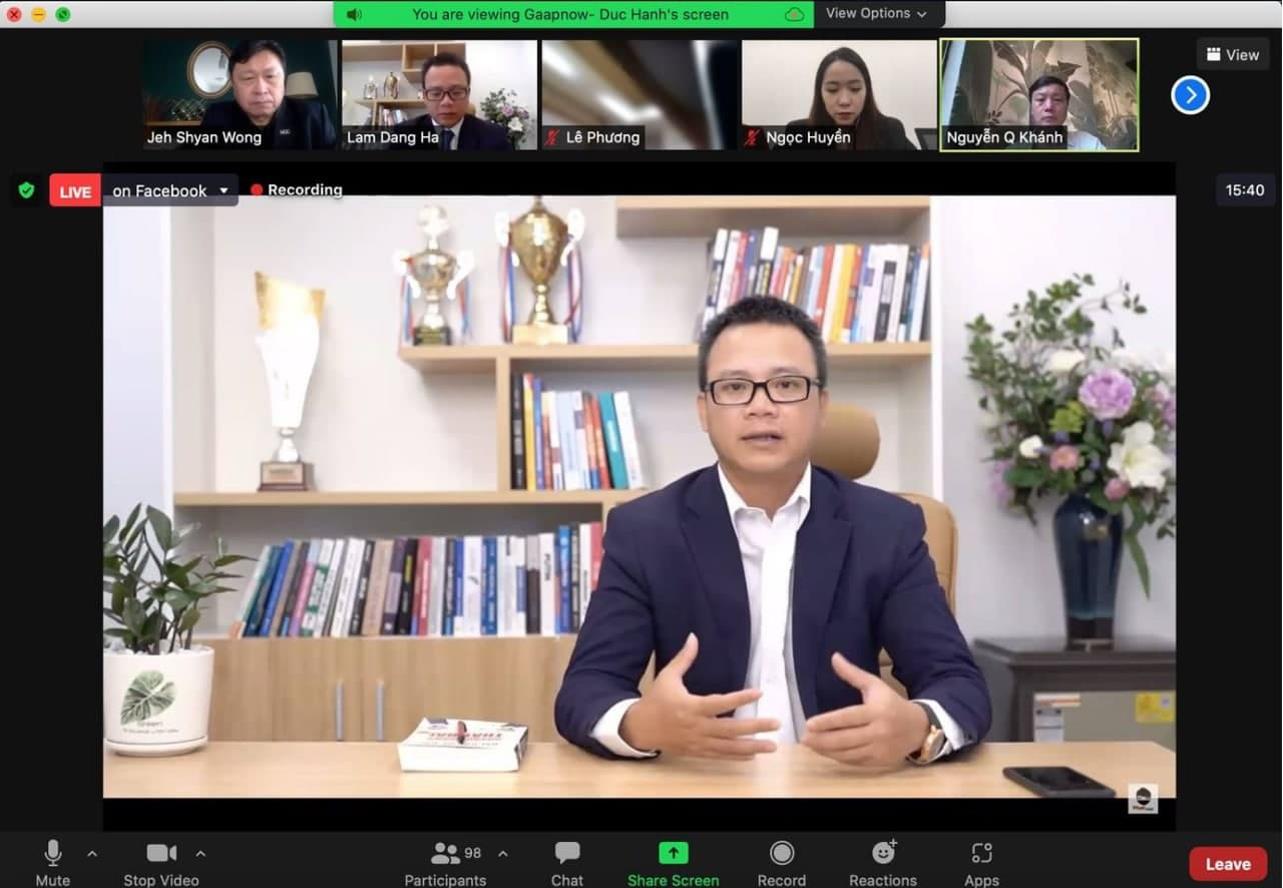 CEO Đặng Hà Lâm giới thiệu về nền tảng Gaapnow.