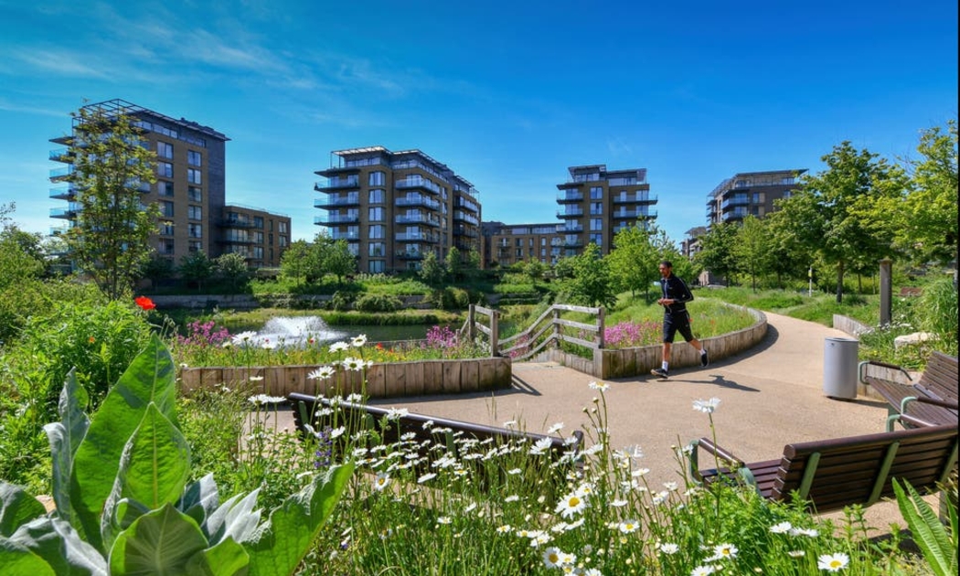 Mô hình nhà sinh thái kiểu mới tại Kidbrooke (London).