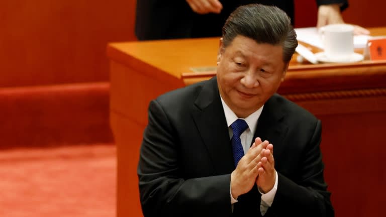 Chủ tịch Trung Quốc Tập Cận Bình tại một sự kiện ở Bắc Kinh ngày 9/10 - Ảnh: Reuters