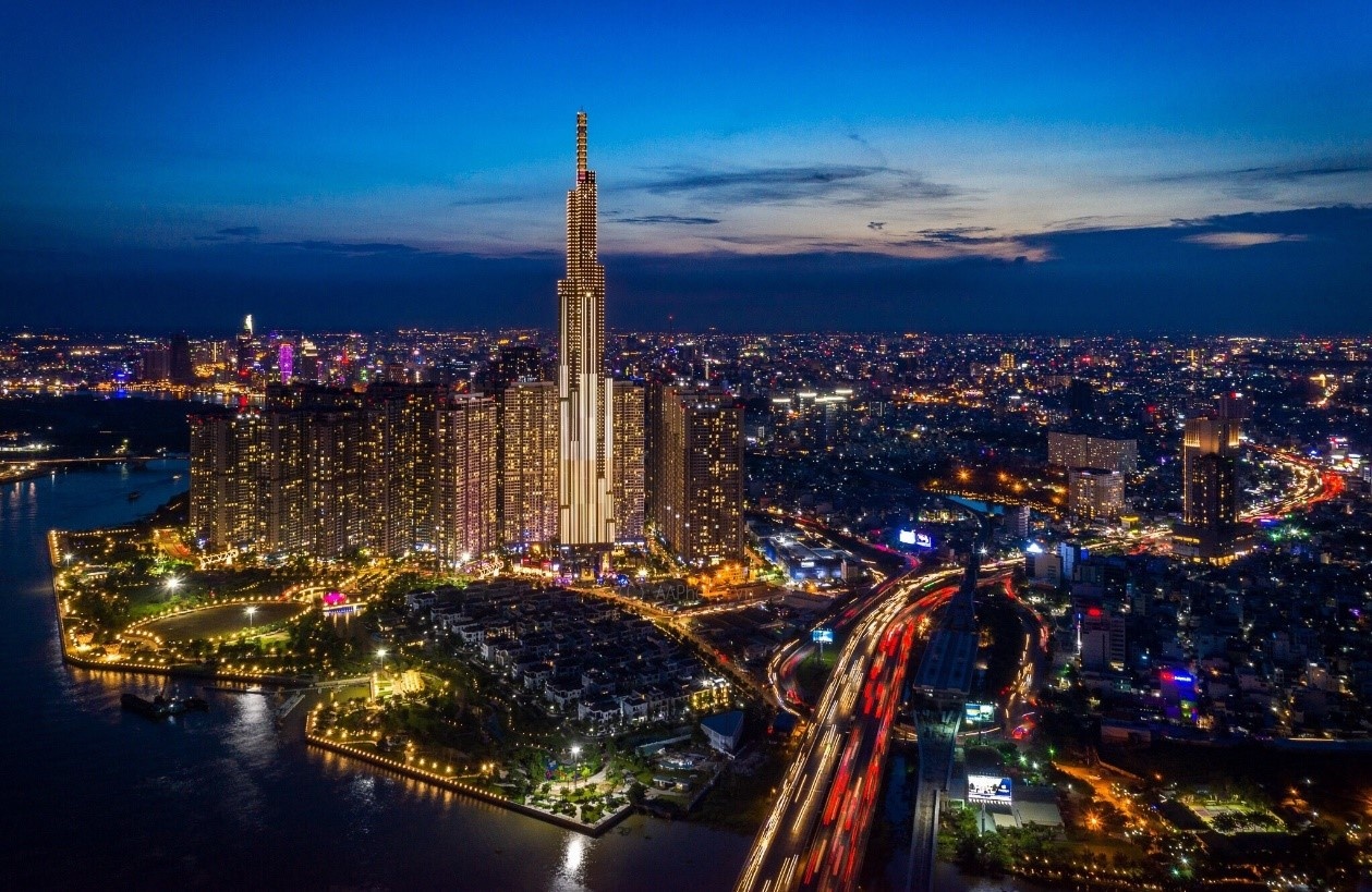 Vincom Landmark 81 đại diện cho sự ph&aacute;t triển kh&ocirc;ng ngừng của Việt Nam.