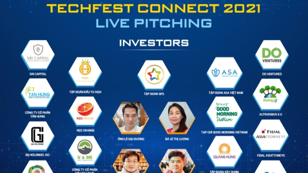 Live Pitching trong khuôn khổ Chương trình Techfest Connect 2021