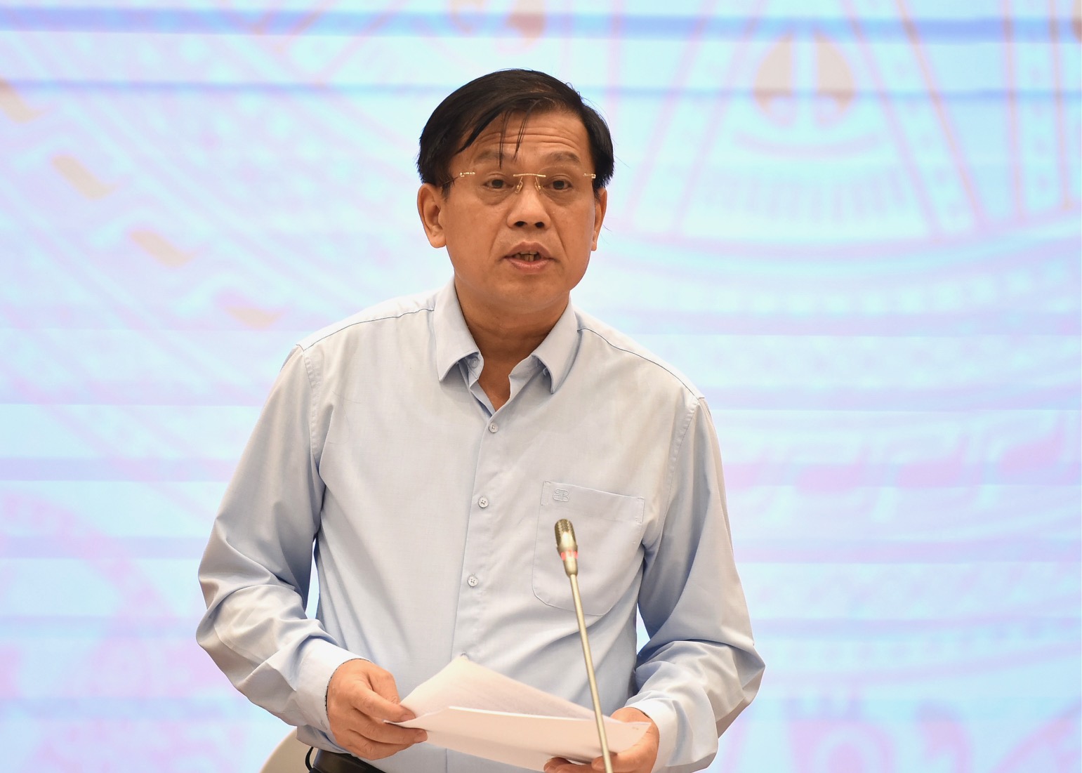 Thứ trưởng Bộ Lao động-Thương binh v&agrave; X&atilde; hội Nguyễn B&aacute; Hoan&nbsp;- Ảnh: VGP/Nhật Bắc