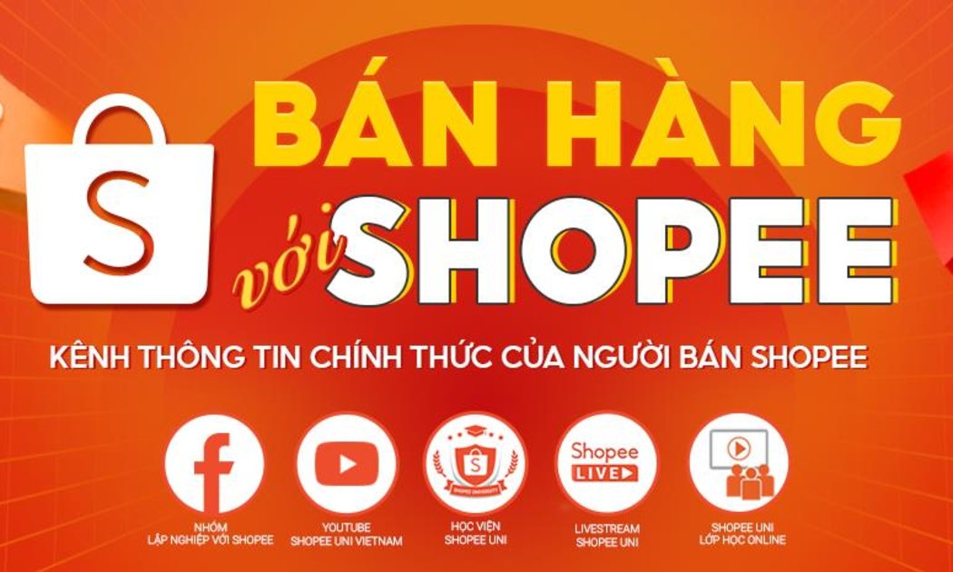 Những kênh thông tin chính thống nhận được sự quan tâm của rất nhiều nhà bán hàng từ Shopee có thể kể đến nhóm Lập nghiệp, Bán hàng với Shopee trên Facebook, Học Viện Shopee...