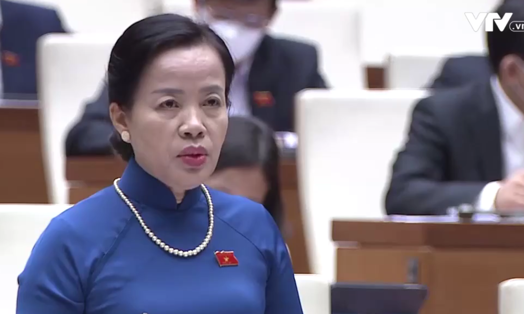 Đại biểu Nguyễn Thị Kim Thúy - Phó chủ nhiệm Ủy ban Xã hội, đại biểu Quốc hội thành phố Đà Nẵng.