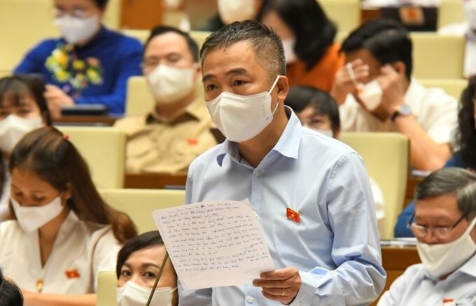 Đại biểu Nguyễn Lân Hiếu - Ảnh: Quochoi.vn