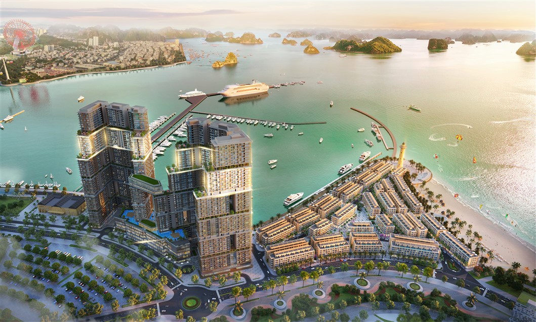 Phối cảnh minh họa tổ hợp bất động sản, Giải trí Sun Marina.