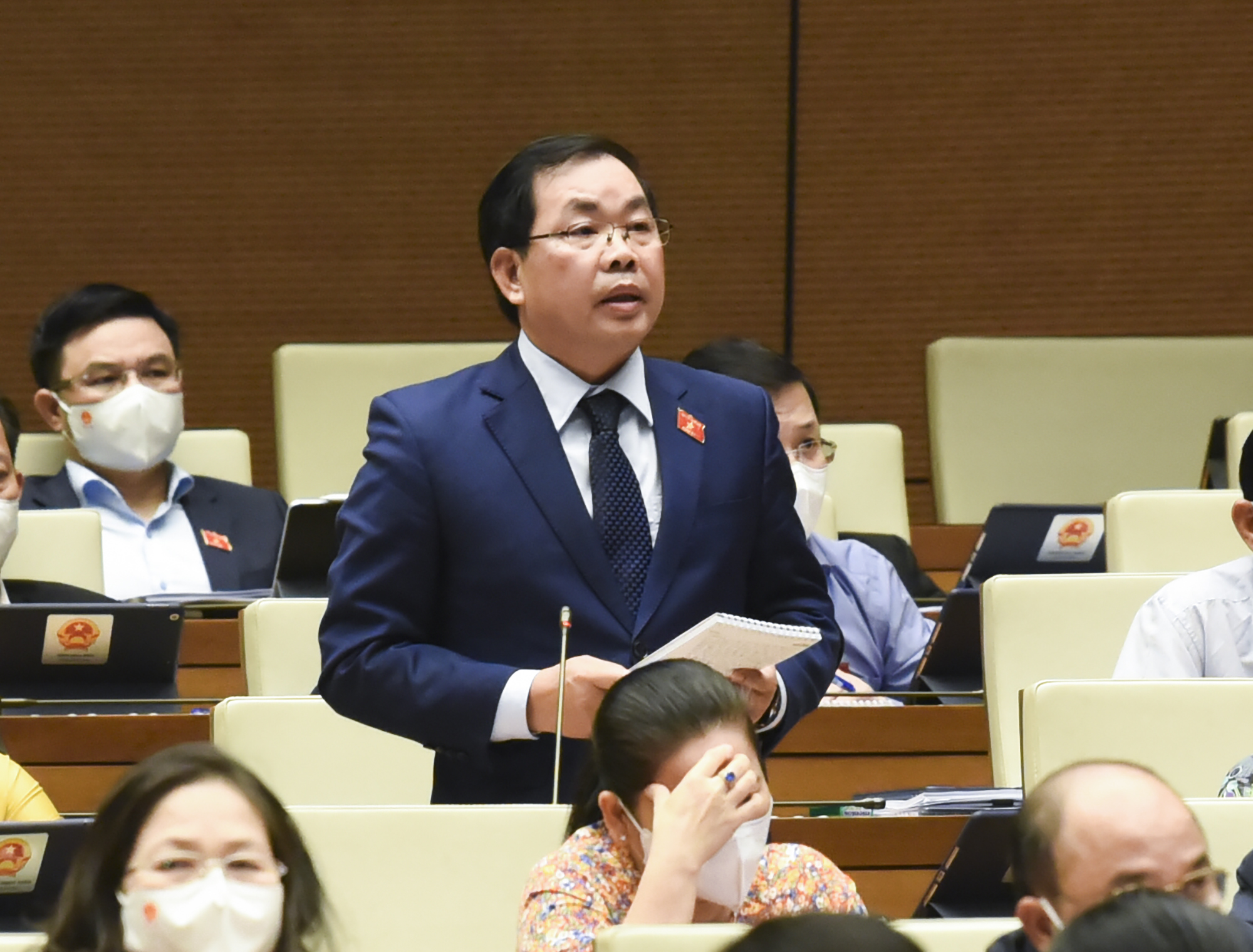 Đại biểu Nguyễn Quang Hu&acirc;n (B&igrave;nh Dương) - Ảnh: Quochoi.vn