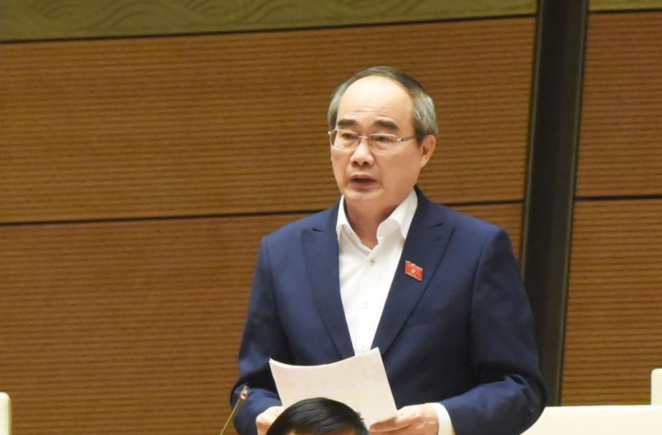 Đại biểu Nguyễn Thiện Nhân phát biểu tại phiên thảo luận - Ảnh: VGP.