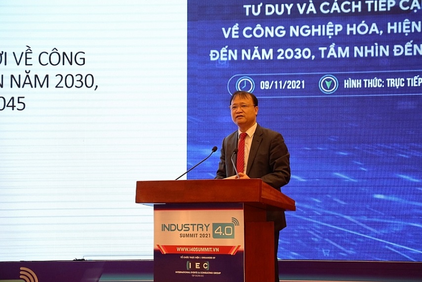 Ông Đỗ Thắng Hải - Thứ trưởng Bộ Công Thương phát biểu tại hội thảo.