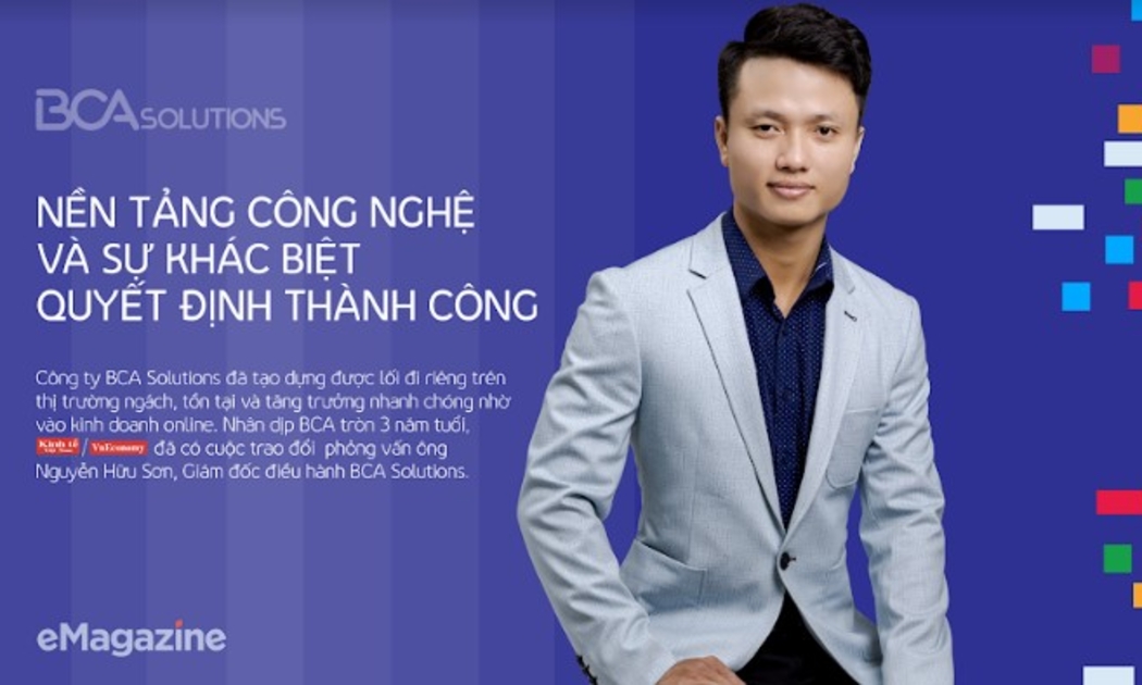Ông Nguyễn Hữu Sơn, Giám đốc điều hành BCA Solutions.