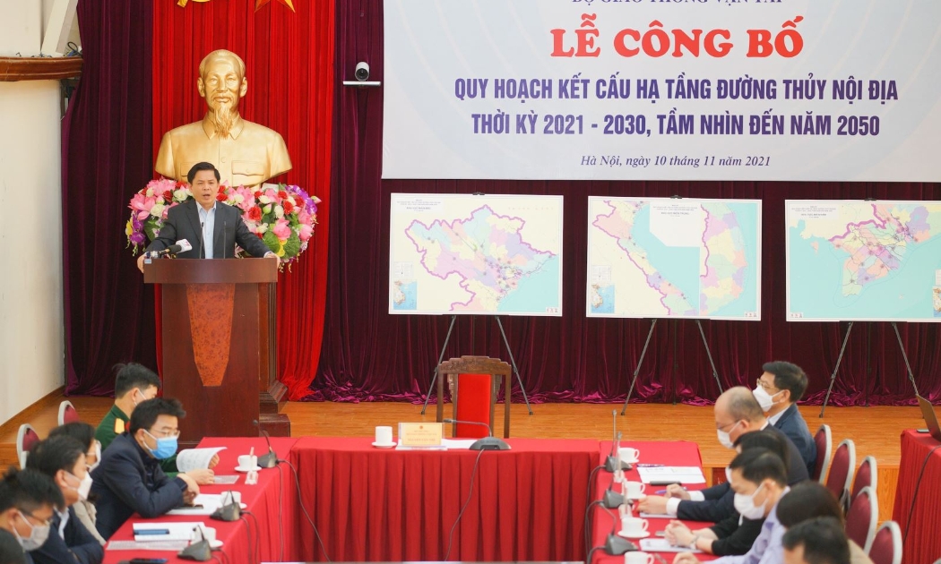 Bộ trưởng Nguyễn Văn Thể phát biểu tại hội nghị công bố quy hoạch.
