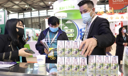 Sữa tươi Vinamilk chính thức “chào sân” tại triển lãm quốc tế hàng đầu Thượng Hải