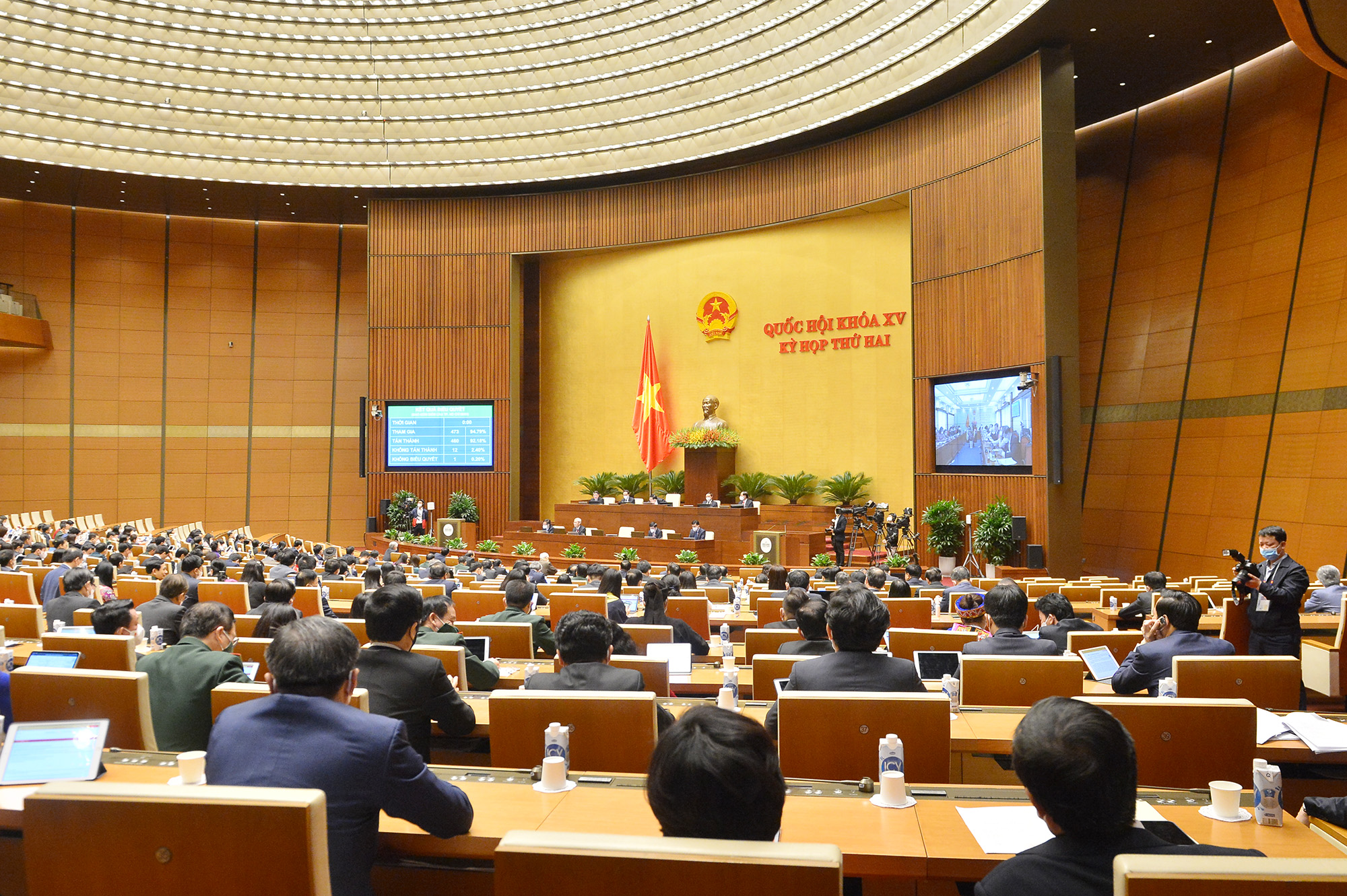 Toàn ảnh phiên họp - Ảnh: Quochoi.vn