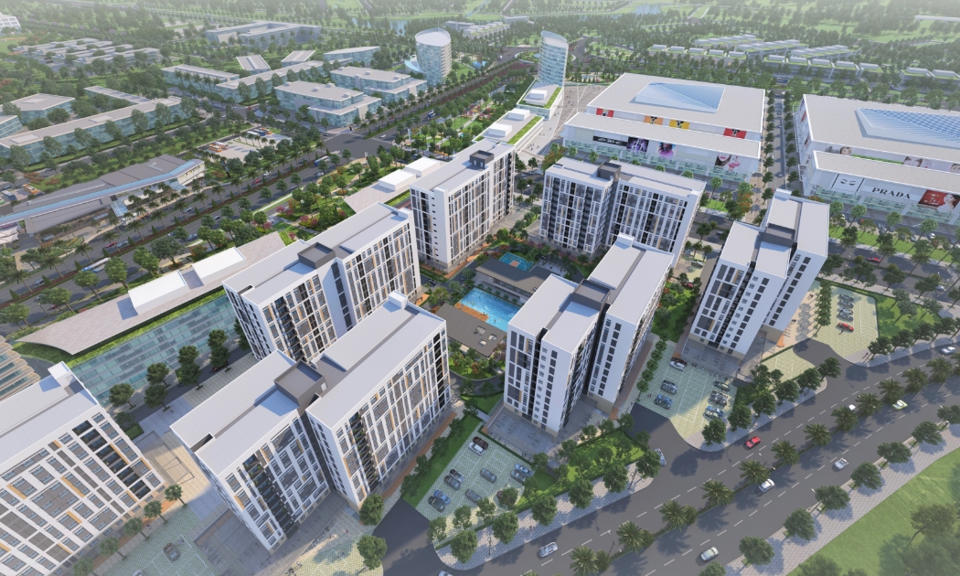 Phối cảnh tổng thể dự án EHome Southgate.