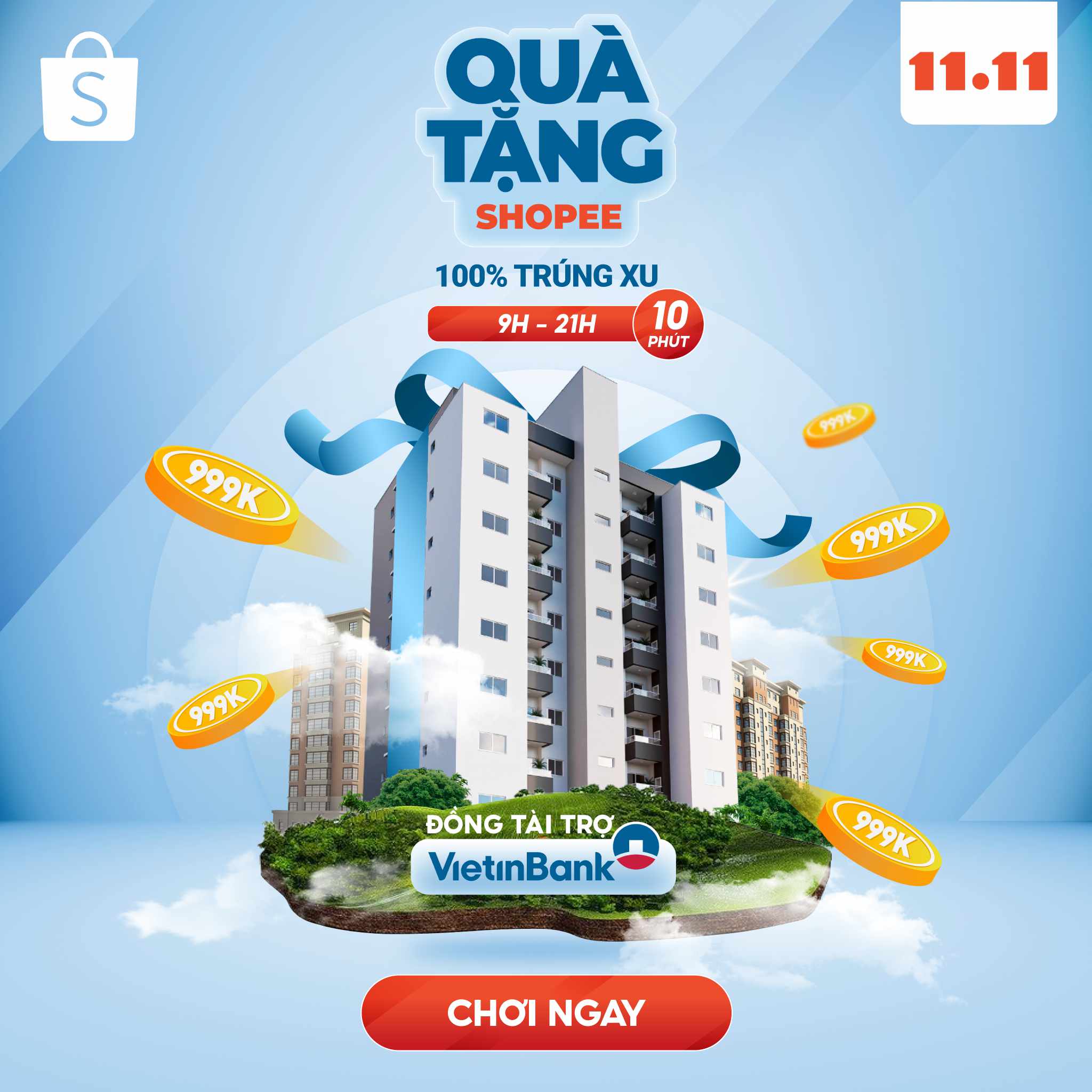 Trong chuỗi sự kiện 11.11 Siêu Sale vừa qua, giải thưởng căn hộ trị giá 1,5 tỷ đồng từ “Quà tặng Shopee