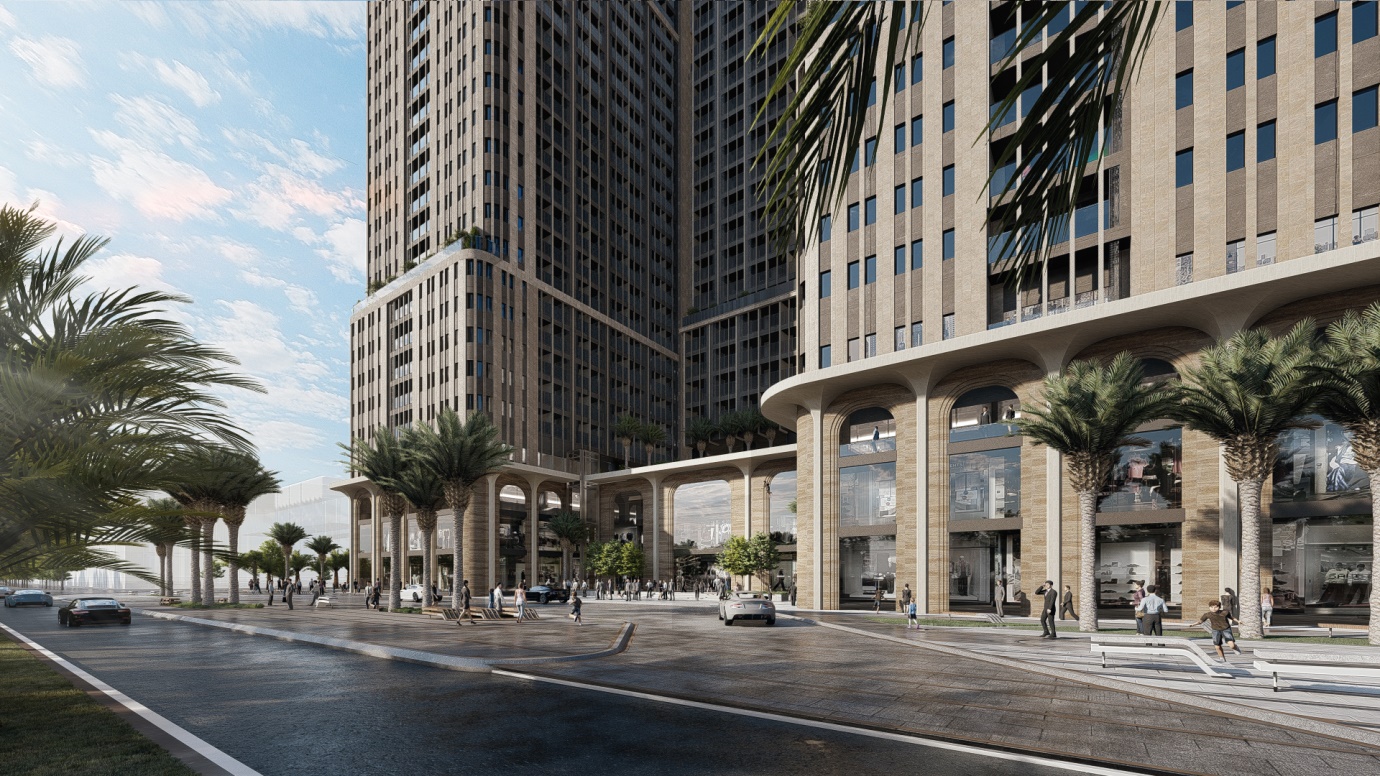 Phối cảnh kh&aacute;ch sạn, căn hộ mang thương hiệu Novotel Quang Binh Hotel & Residence sẽ được x&acirc;y dựng tại thuộc khu đ&ocirc; thị phức hợp quốc tế Regal Ocean.