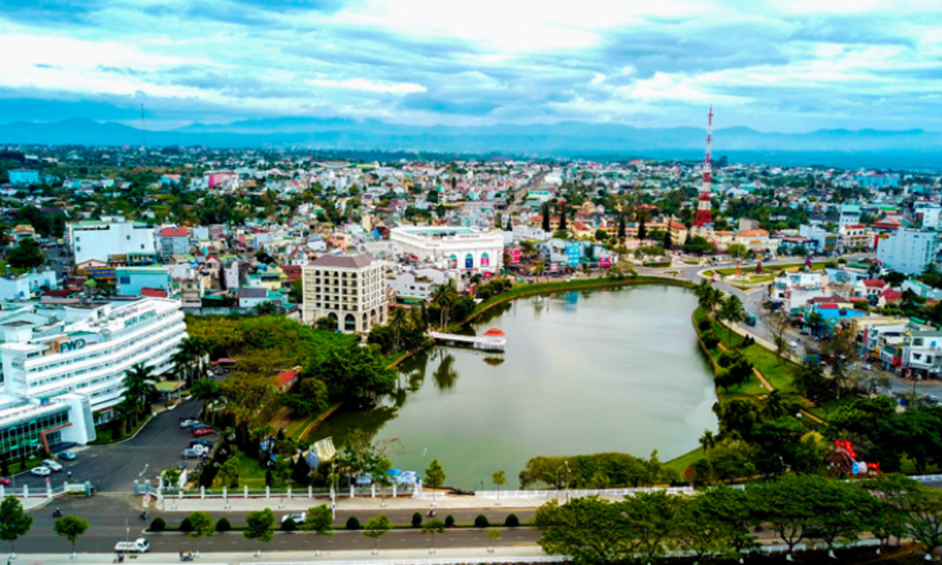 TP. Bảo Lộc, Lâm Đồng, đã đạt 42/51 tiêu chuẩn thuộc các nhóm tiêu chí đô thị loại 2.