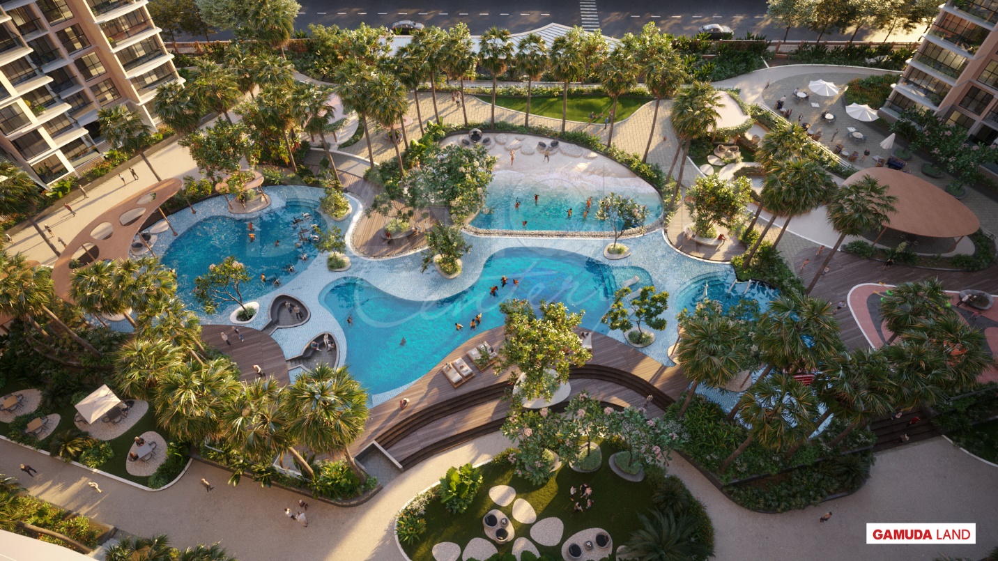 Mỗi ng&agrave;y vui sống tại Diamond Centery l&agrave; một bữa tiệc của c&aacute;c gi&aacute;c quan với hệ tiện &iacute;ch v&agrave; cảnh quan độc đ&aacute;o.