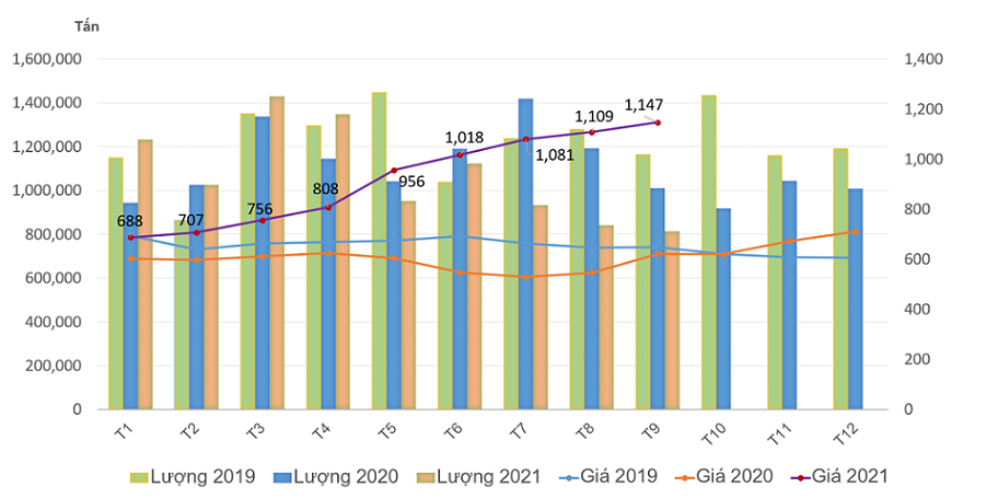 T&igrave;nh h&igrave;nh nhập khẩu th&eacute;p của Việt Nam.