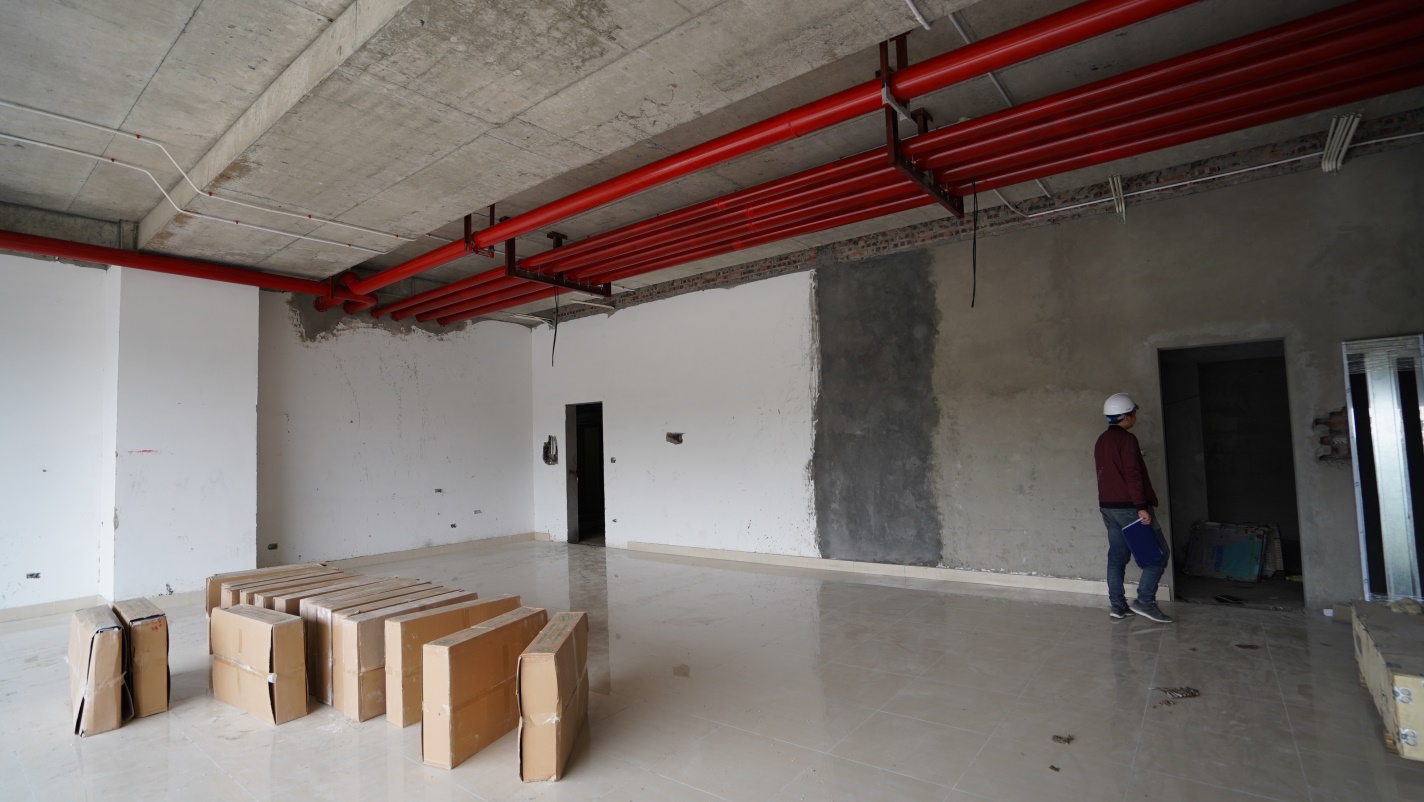 Dự &aacute;n đang ho&agrave;n thiện c&aacute;c hạng mục cuối c&ugrave;ng trước khi b&agrave;n giao cho kh&aacute;ch h&agrave;ng.