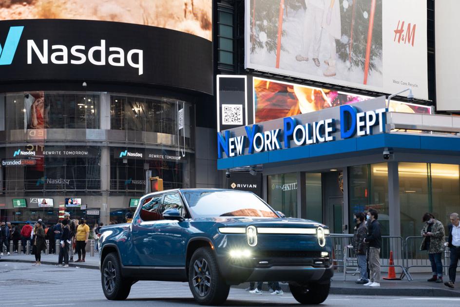 Xe bán tải điện của Rivian - Ảnh: Getty Images