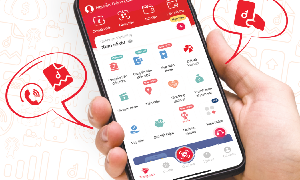 Viettel đã đáp ứng và triển khai thí điểm dịch vụ Mobile Money.