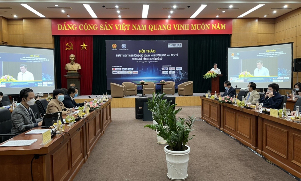 Hội thảo “Phát triển Thị trường cho Doanh nghiệp Thương mại Điện tử trong bối cảnh chuyển đổi số”