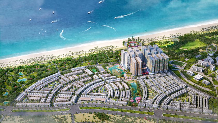 Nhơn Hội New City đang thu hút sự quan tâm của các nhà đầu tư đất nền ven biển.