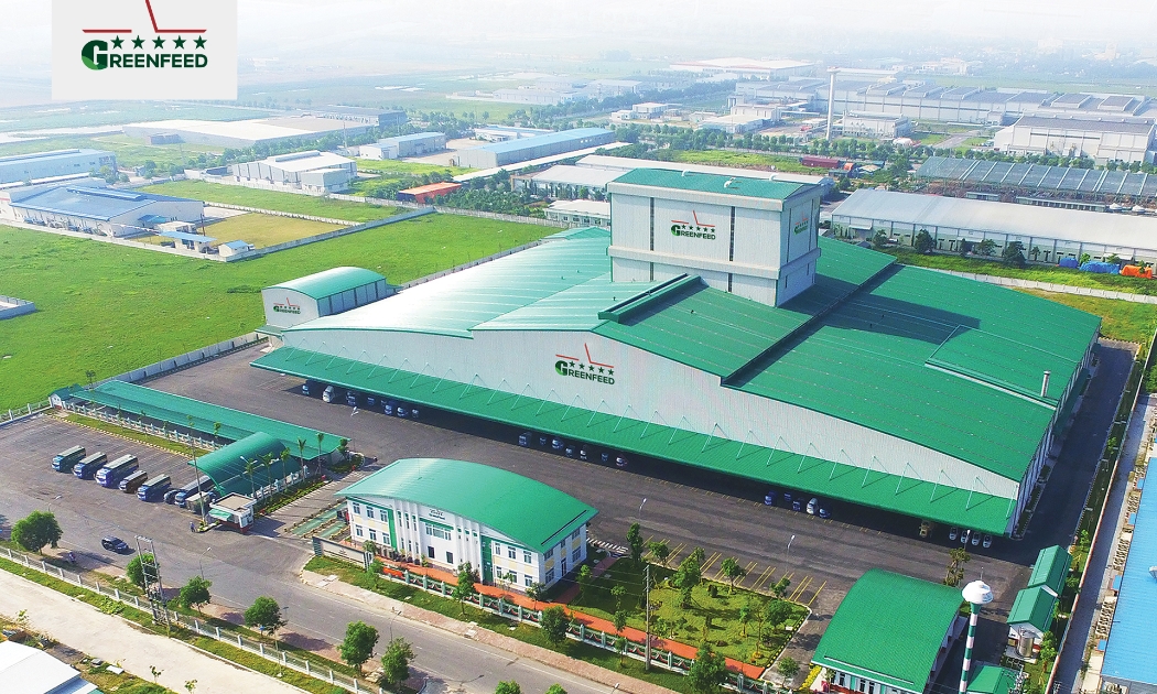 GreenFeed có hệ thống 9 nhà máy sản xuất thức ăn chăn nuôi hiện đại tại Việt Nam, Campuchia, Myanmar, Lào, với tổng công suất trên 2 triệu tấn sản phẩm hàng năm.
