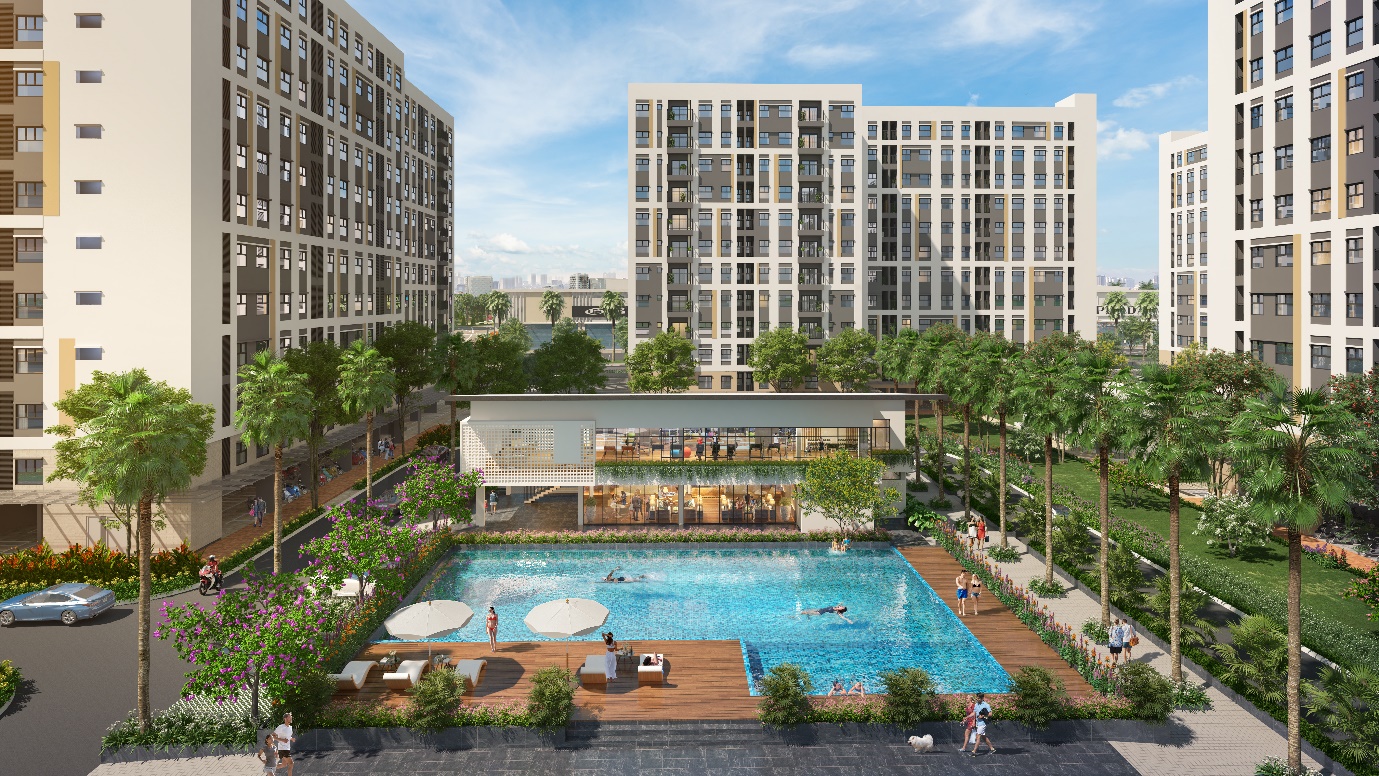 Phối cảnh tiện &iacute;ch nội khu đa dạng &ldquo;ngay dưới ch&acirc;n nh&agrave;&rdquo; của Ehome Southgate.