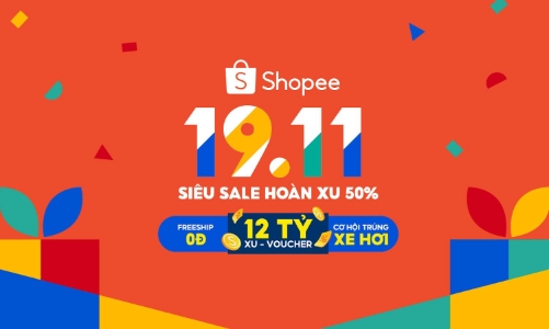 Siêu sale hoàn xu 50% trên Shopee, ưu đãi hấp dẫn mừng sinh nhật