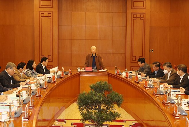 To&agrave;n cảnh phi&ecirc;n họp - Ảnh: TTXVN