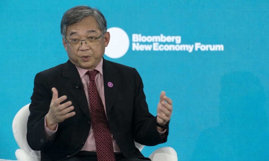 Bộ trưởng Thương mại và Công nghiệp Singapore Gan Kim Yong - Ảnh: Bloomberg