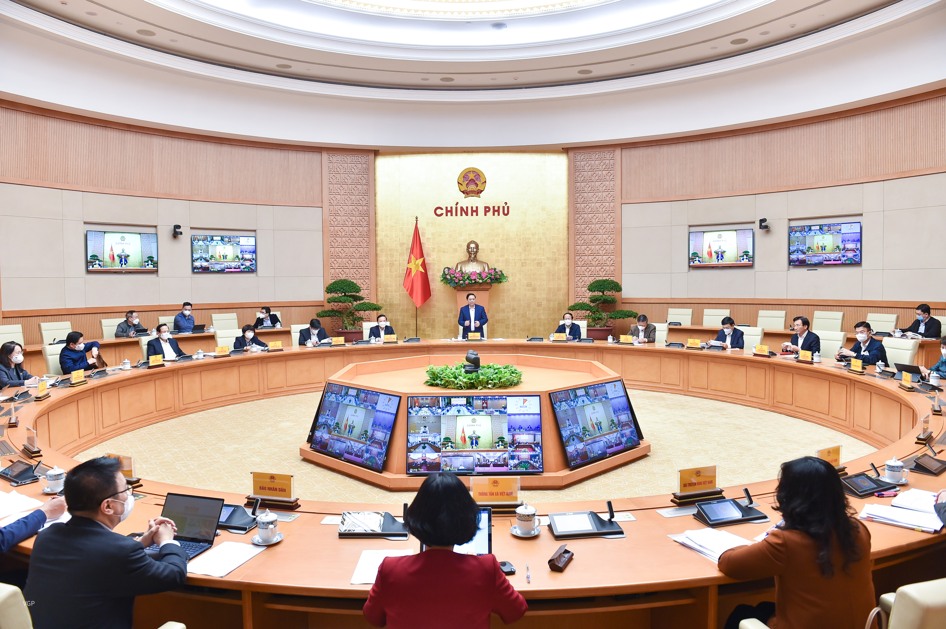 Toàn cảnh cuộc họp - Ảnh: VGP