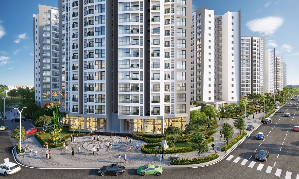 e Grand Jardin - “trái tim xanh” của khu đô thị Sài Đồng.