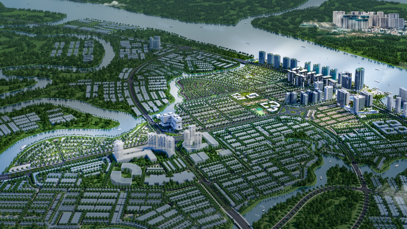 Phối cảnh tổng thể dự án Izumi City.