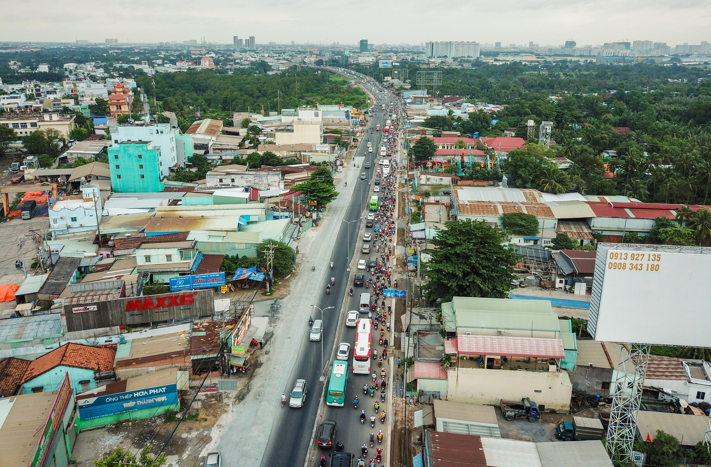 Khu vực huyện Bình Chánh, TP.HCM.