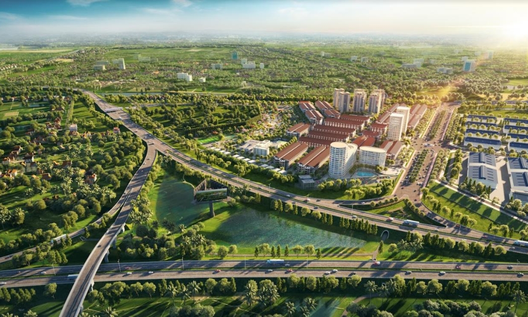 Inoha City nằm ở vị trí tâm điểm giao thương, trên địa bàn huyện Phú Xuyên, Hà Nội.