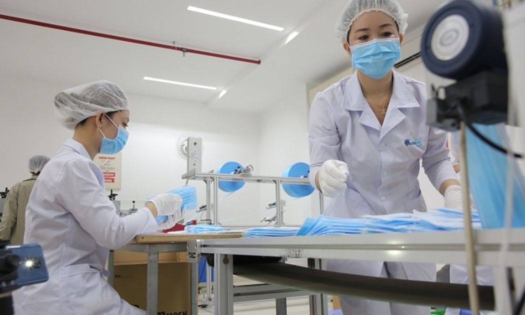 Xuất khẩu khẩu trang Việt Nam tăng vọt trong tháng 10.