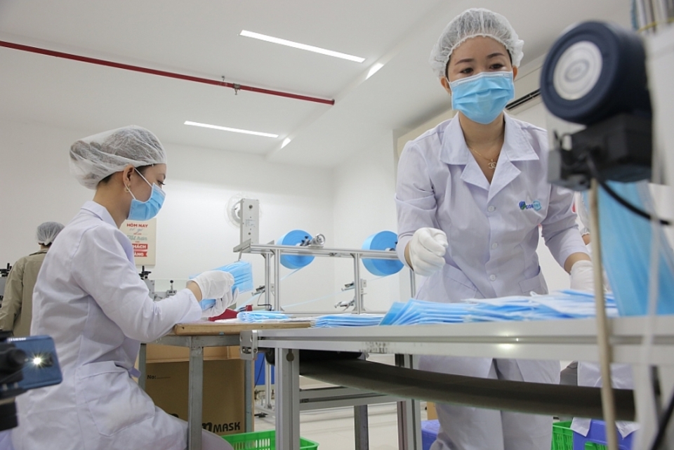 Xuất khẩu khẩu trang Việt Nam tăng vọt trong tháng 10.