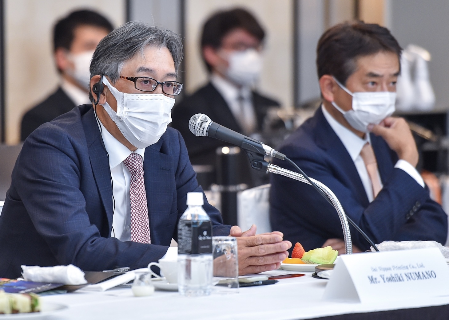 Đại diện các tập đoàn lớn trong lĩnh vực chuyển đổi số của Nhật Bản tại cuộc gặp. Ảnh - VGP. 