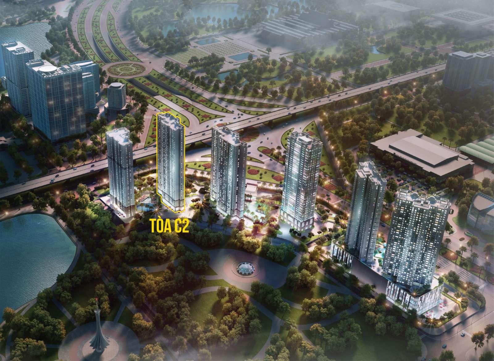 Dự án D’Capitale nằm giữa các tuyến đường lớn Trần Duy Hưng, Khuất Duy Tiến, Hoàng Minh Giám.