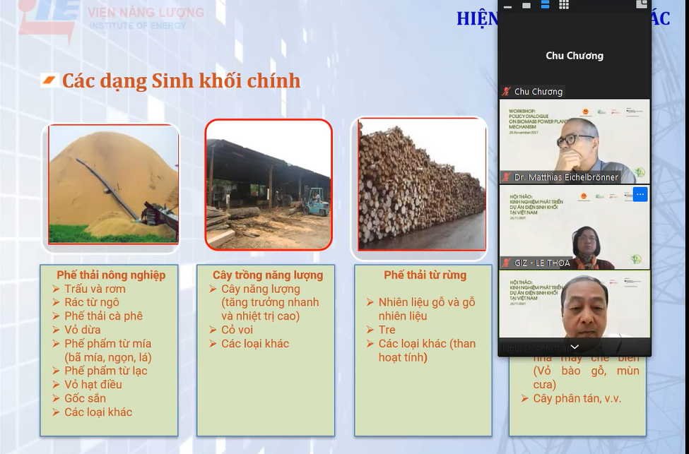 Hội thảo do Dự án BEM của GIZ tổ chưc chiều 25/11.