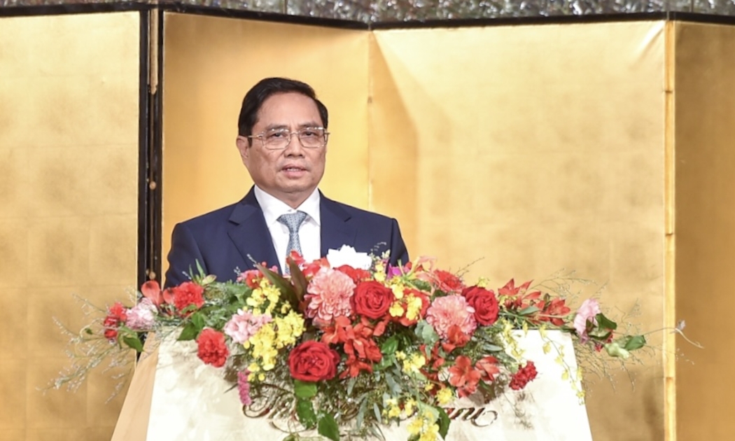 Thủ tướng Phạm Minh Chính phát biểu tại hội nghị. Ảnh:VGP.